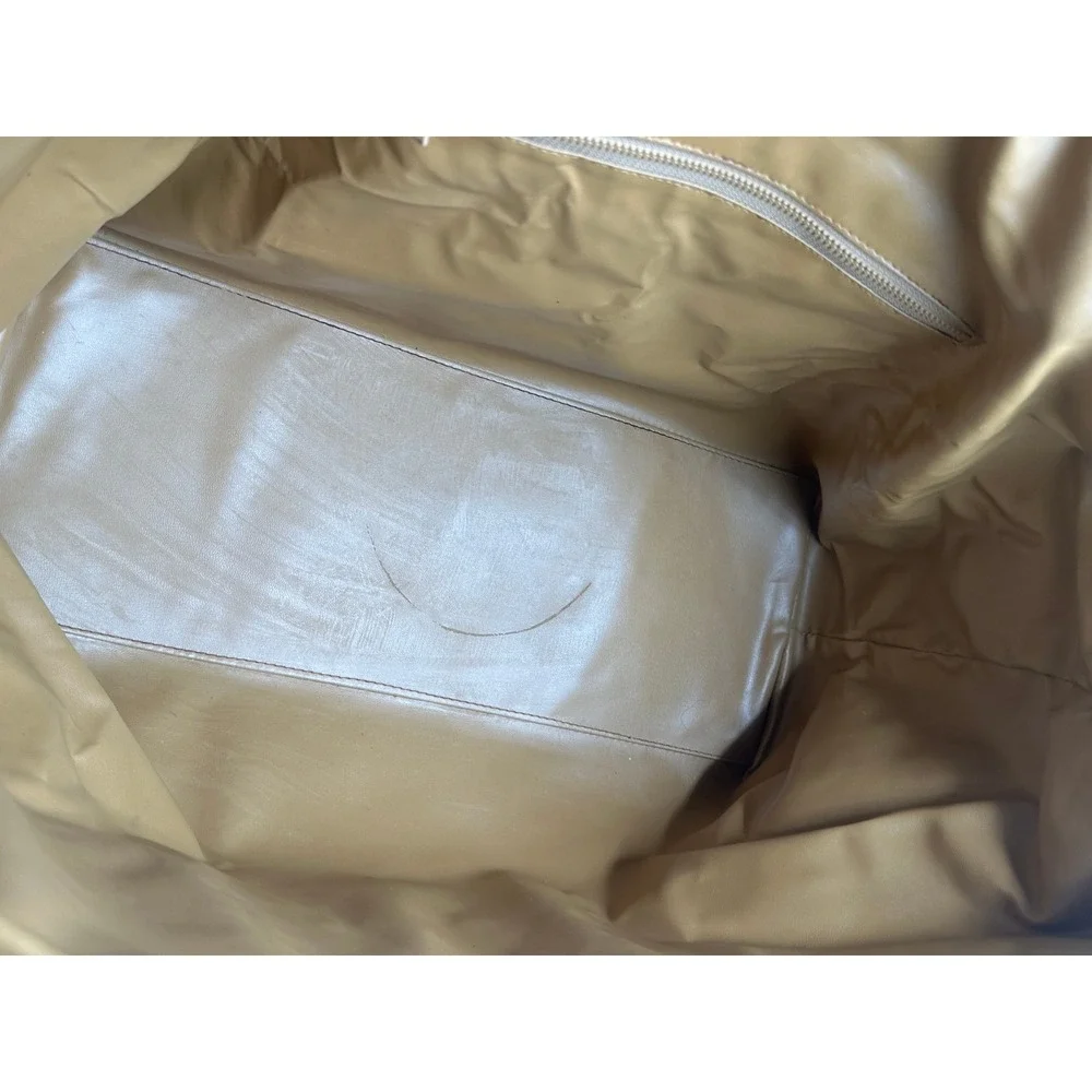 Vintage Celine Macadam Canvas Boston Bag XL Weekender Travel Duffle Carry-On - Picture 14 of 15